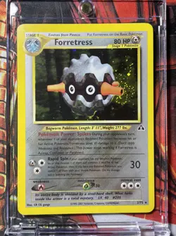 Triple SWIRL - Forretress - 2/75 - Pokemon Neo Discovery Rare WOTC - NM ++ - Image 1