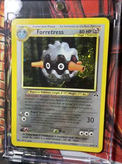 Triple SWIRL - Forretress - 2/75 - Pokemon Neo Discovery Rare WOTC - NM ++ - Image 4