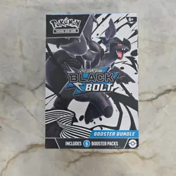 Pokemon TCG Scarlet & Violet—Black Bolt Booster Bundle Box 6 Packs English 2025 - Image 1