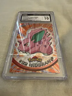 NIDORAN Male #32 Topps Chrome 2000 TV Animation Pokemon Card NM - Image 1