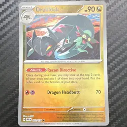 Pokemon TCG Drakloak 072/131 Sv Prismatic Evolutions Holo Master Ball Eng - Image 1