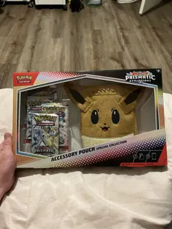 (SEALED) Pokemon Scarlet & Violet: Prismatic Evolutions Eevee Accessory Pouch - Image 1