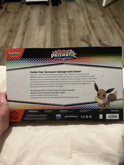 (SEALED) Pokemon Scarlet & Violet: Prismatic Evolutions Eevee Accessory Pouch - Image 2
