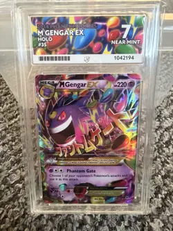 Pokemon TCG – M Gengar EX 121/119 Secret Rare – Phantom Forces – ACE 7 NM - Image 1