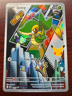 🌈 Snivy - Pokemon #049 Me: Mega Evolution Promo Holo First Partners Series 2 NM - Image 1