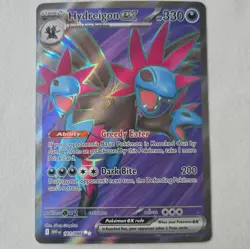 Hydreigon ex 161/086 White Flare Full Art Ultra Rare Holo Pokemon TCG NM - Image 1