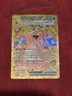 Pokemon TCG Charizard EX Obsidian Flames Holo Hyper Rare Card 228/197 - Image 1