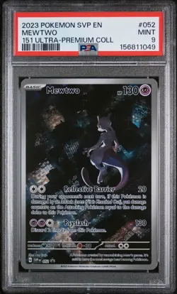 Pokemon Mewtwo 052 SVP Scarlet Violet Black Star Promo PSA 9 English - Image 1