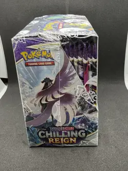 Pokemon TCG Chilling Reign booster box SEALED 36 Packs. With Acrylic Case. - Image 5