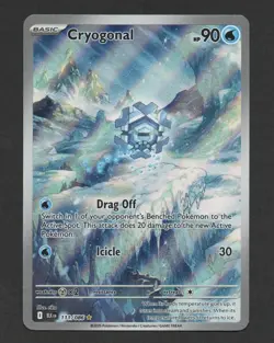 Cryogonal 111/086 Illustration Rare Pokemon Black Bolt NM - Image 1