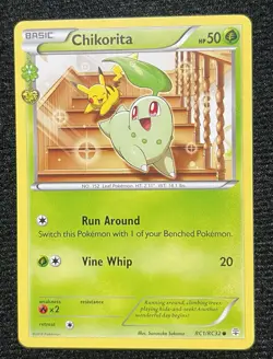 Pokemon Chikorita RC1/RC32 Generations Radiant Collection - Image 1