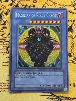 Yugioh Magician of Black Chaos PP01-EN001 Secret Rare Unlimited NM - Image 1