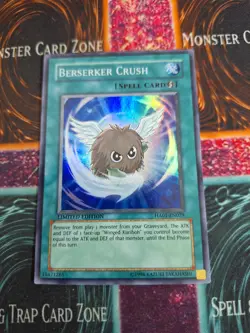 Yu-Gi-Oh! Berserker Crush HA01-EN029 Limited Super Rare Near Mint - Image 1