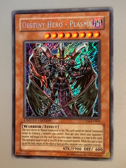 yugioh Destiny Hero Plasma CT04-EN003 Secre LEAK Beautiful Limited Near Mint - Image 4