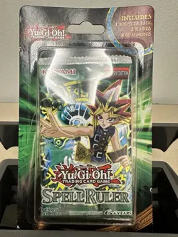 Yugioh Spell Ruler SRL Blister Pack With 2 Rares & 8 Commons Brand New! - Image 1