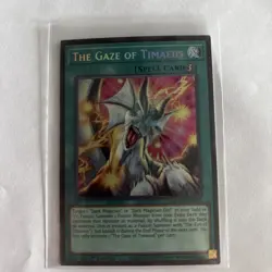 The Gaze of Timaeus MZMU-EN013 Secret NM Yugioh 1st ED - Image 1
