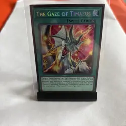 The Gaze of Timaeus MZMU-EN013 Secret NM Yugioh 1st ED - Image 3