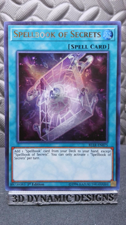 | Yugioh Spellbook of Secrets BLLR-EN075 1st Edition Ultra Rare NM- 🔥 | - Image 1