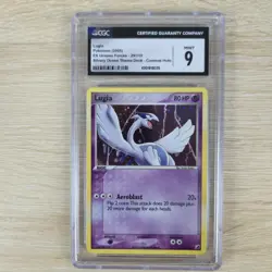 CGC 9 SWIRL Lugia 29/115 Unseen Forces Holo Rare Foil Nintendo Pokemon Card - Image 2