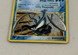 Suicune Gold Star Holo Card 115/115 Unseen Forces - Heavily Played/ Authentic - Image 3
