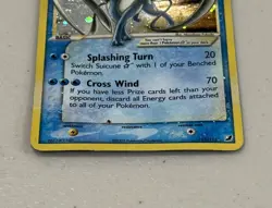 Suicune Gold Star Holo Card 115/115 Unseen Forces - Heavily Played/ Authentic - Image 4