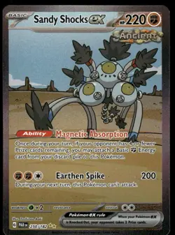 Pokemon Cards Sandy Shocks ex 250/182 Paradox Rift Special IR NM *3 - Image 1