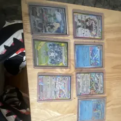 Nintendo Pokemon TCG 7 Pokemon Cards in Sleeves English Standard Size - Image 1