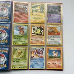 Pokemon Card Binder Collection Lot 72 Cards Including Vintage and Pikachu - Image 3