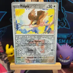 Pokemon Pidgey Card 016/165 Play! League Stamp Promo MEW 151 Master Set Stamped - Image 1
