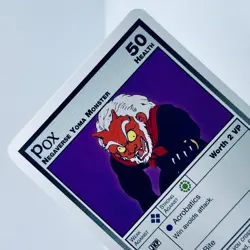 Sailor Moon CCG Premier Edition Pox Negaverse Yoma Trading Card - Image 3