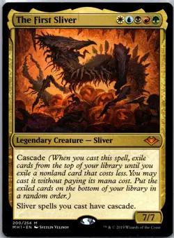 The First Sliver Legendary Creature MTG Card 2019 Wizards of the Coast - Image 1