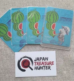 ONE PIECE Metakira Card Luffy Watermelon NatsuComi 2026 Eiichiro Oda Sign Promo - Image 1