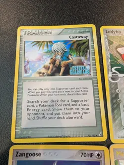 Pokemon TCG 6-Card 2006 Reverse Holo Lot - Numel, Meganium, Zangoose **Damaged** - Image 3