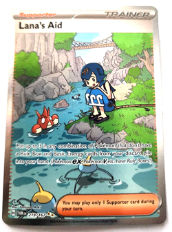 Lana's Aid - 219/167 - SIR - Twilight Masquerade - Pokemon Card - NM - Image 1