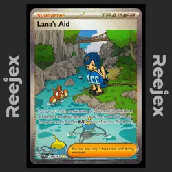 Lana's Aid - 219/167 - SIR - Twilight Masquerade - Pokemon Card - NM/M - Image 1