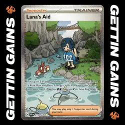 Lana's Aid - 219/167 - SIR - Twilight Masquerade - Pokemon Card - NM/M - Image 1