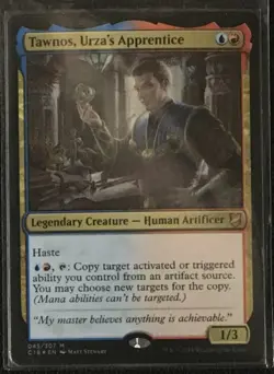 x1 Tawnos, Urza's Apprentice Foil Commander 2018 Magic The Gathering Near Mint - Image 1
