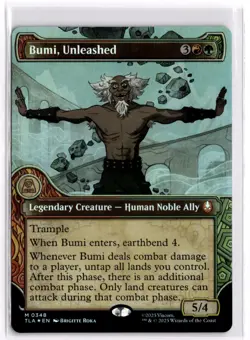 Bumi, Unleashed Foil Avatar 348 LP x1 MTG Magic: the Gathering - Image 1