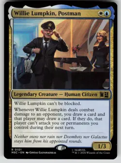 Willie Lumpkin, Postman Rare Commander: Marvel Super Heroes 101 MTG NM 2026 - Image 1