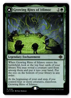Growing Rites of Itlimoc 188 The Lost Caverns of Ixalan Foil NM - Image 1