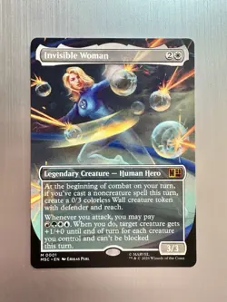 Invisible Woman - 1 - MTG: Marvel Super Heroes - Borderless - Mythic - Image 1