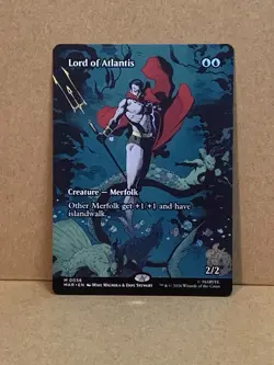 MTG Marvel Super Heroes - Lord of Atlantis (Borderless) -0056 Non Foil - Image 1