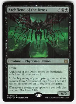 Archfiend of the Dross 82 Phyrexia: All Will Be One Magic: The Gathering Foil LP - Image 2
