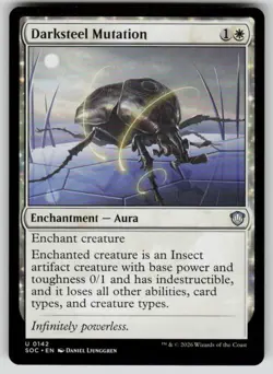 Darksteel Mutation Uncommon Commander: Secrets of Strixhaven 142 MTG NM 2026 - Image 1