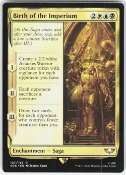 Birth of the Imperium 107 Universes Beyond: Warhammer 40,000 Magic: Gathering NM - Image 1