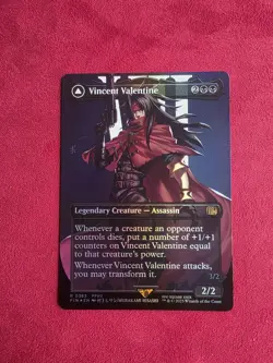 MTG Final Fantasy Vincent Valentine (Borderless) Foil 0383 - Image 3