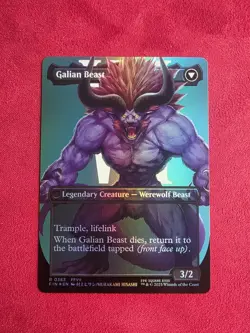 MTG Final Fantasy Vincent Valentine (Borderless) Foil 0383 - Image 4