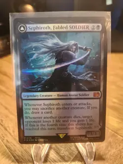 MTG Magic the Gathering Final Fantasy Sephiroth, Fabled SOLDIER Foil #0115 NM - Image 1