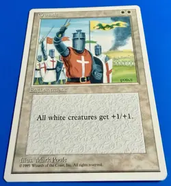 1 BANNED MTG Magic The Gathering Crusades | Fourth Edition 4ED | NM - Image 5