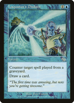 LAQUATUS'S DISDAIN ~mtg NM Judgment Unc x1 - Image 1